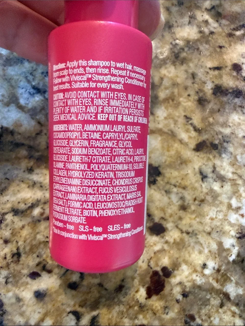 Pink Thickening Shampoo & Strengthening Conditioner Duo - Biotin & Keratin
